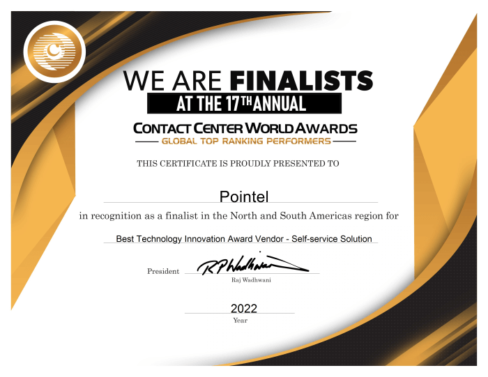 Contact Center World Awards